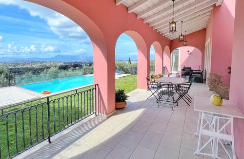 Perama Villa | Villa Olea Corfu Exclusive Villa with Infinity Pool & Panoramic Views near Achilleion Palace