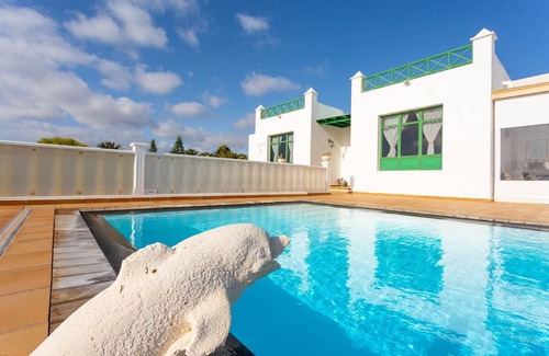 Las Brenas Villa | Villa Sol y Mar: Large Heated Private Pool, Sea Views, WiFi