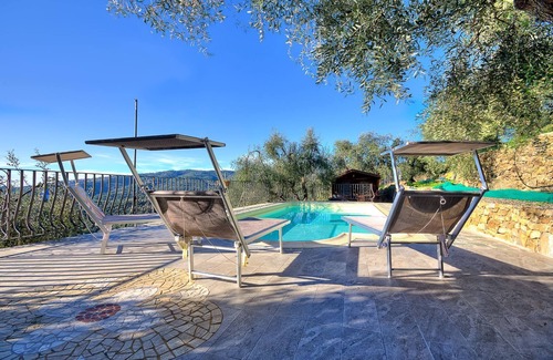 Civezza House | Villa ù Pantan for 7 people, with air conditioning and private pool