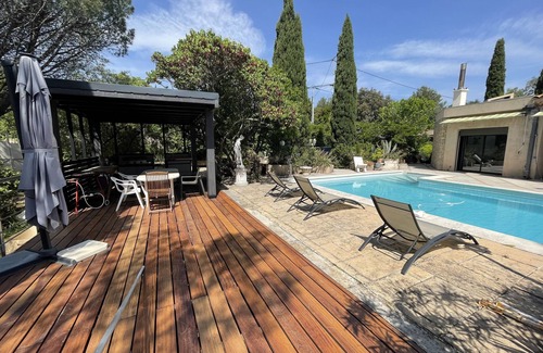Les 3 Ponts Villa | Villa with swimming pool on the outskirts of Nîmes, 10 minutes from the Arena