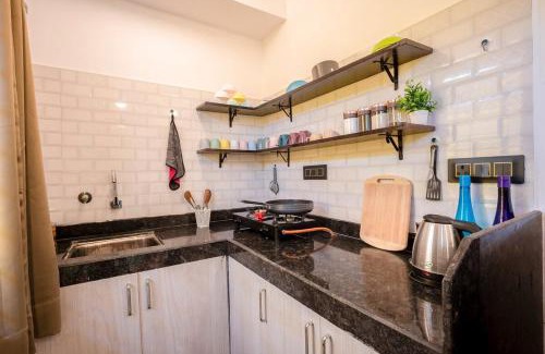 Kudal Apartment | VoyNest 1 BHK Siolim Nr Thalassa Riverbanks