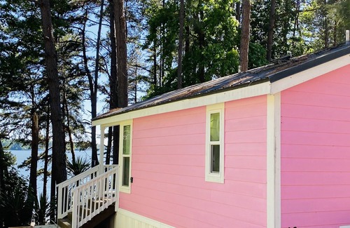 Steele Creek Cabin | Waterview Studio Cabin With Private Porch #10 at Long Cove Resort by Redawning