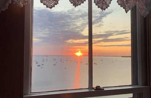 Knox County Cottage | Wide ocean views from almost every room.