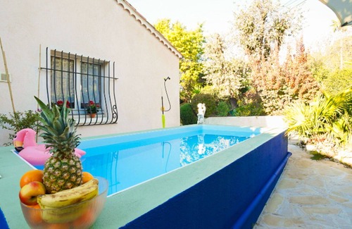 Mouans-Sartoux Villa | Wonderful private villa for 4 guests with private pool, WIFI, A/C, TV, terrace and pets allowed