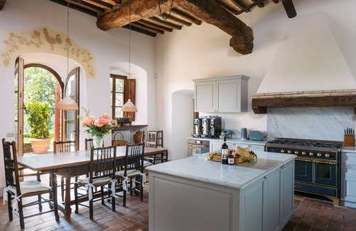San Pietro in Bossolo Villa | Wonderful private villa for 12 guests with WIFI, A/C, private pool, TV, patio and panoramic view