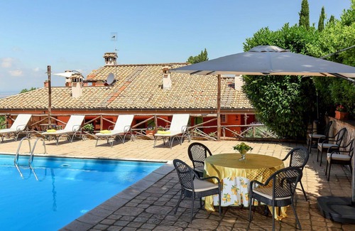Monte Compatri Villa | Wonderful private villa with private pool, WIFI, A/C, TV, patio, pets allowed and panoramic view