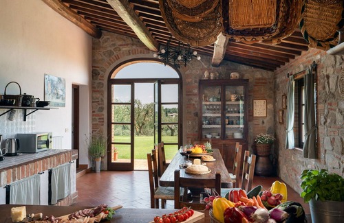 Santarello Villa | Wonderful private villa with private pool, WIFI, hot tub, TV, pets allowed, close to Montepulciano