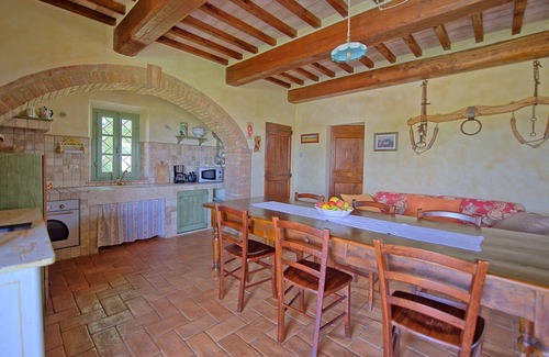 Trequanda Villa | Wonderful private villa with WIFI, private pool, TV, veranda, panoramic view, close to Montepulciano