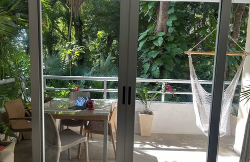 Soliman Bay Condo | Your Grand Sirenis Getaway Awaits!n 2-bedroom condo with beautiful jungle views