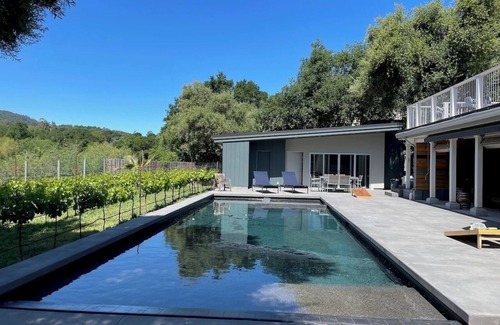 Glen Ellen House | Your own Wine Country resort with pool and Sonoma Mountain View