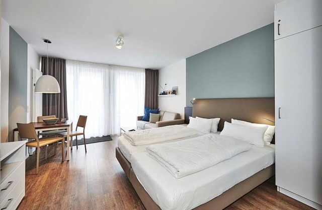 1-room apartment near the North Sea with balcony incl. use of swimming pool & sauna -