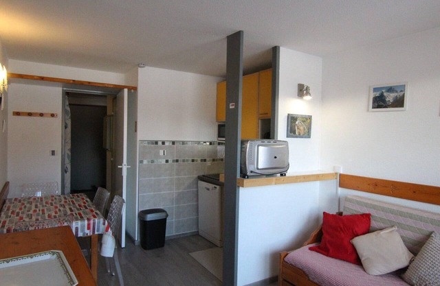 100m from ski slopes, Ground floor, balcony, parking, tv, ski locker, 25m², Alpe d'Huez