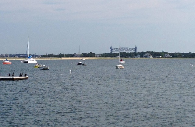 2 B/R cottage with water views located along the mouth of the Cape Cod Canal