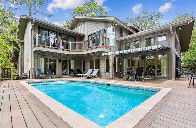 20 Red Cardinal ~ Private 2nd Row Ocean Home Next to Sea Pines Beach Club!