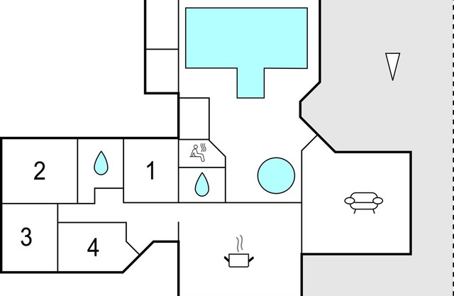 4 bedroom accommodation in Søndeled