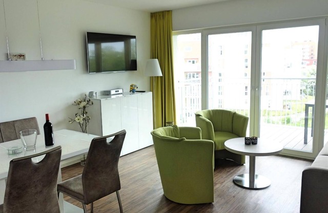 48.3.M Seestern - Modern vacation apartment, infrared cabin, close to the beach, large