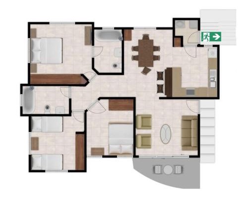 4DR Inviting 3-Bedroom Stay Santo Domingo