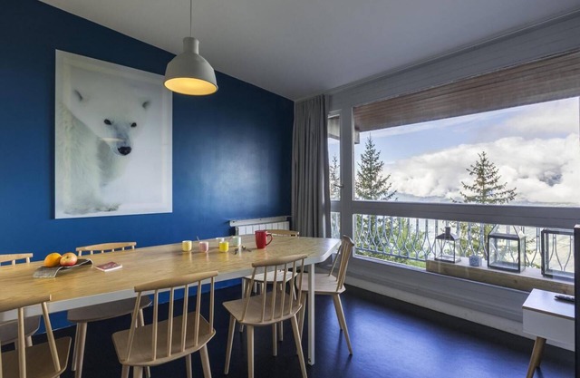 50m from ski slopes, 8th floor, balcony, tv, ski locker, 54m², Les Arcs