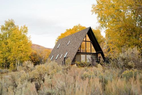 A-Frame Haus Heber views romantic firepit cute