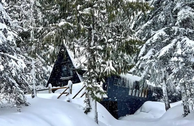 A-Frame with Hot Tub, Ski in/Ski out, Fiber Internet, Sleeps 13, Dog Friendly!
