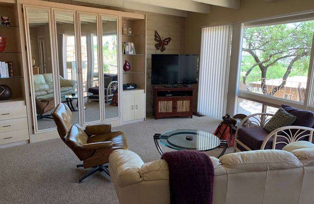 A high-in-the-foothills townhome with a beautiful view of the city.