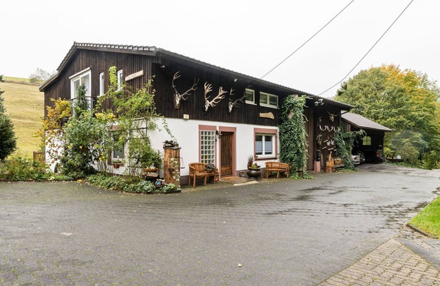 A holiday home for 2 persons in a deer park