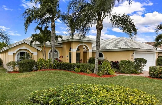 A true gem in Briarwood we call Seven Palms,a 3 bed, 2 bath private pool home