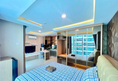 apartemen brooklyn alsut Studio bergaya modern,pusatkota,cozy,pool,gym,wifi