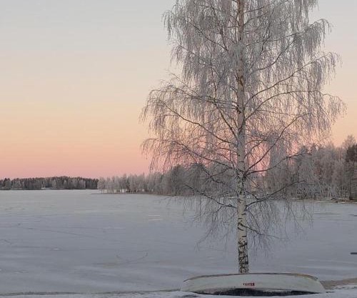 Apartment with sauna in Ranua on the lake