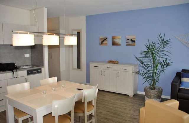 Apartmenthaus Hafenspitze Ap 42 'Segler', mit Sauna, Blickrichtung offene See