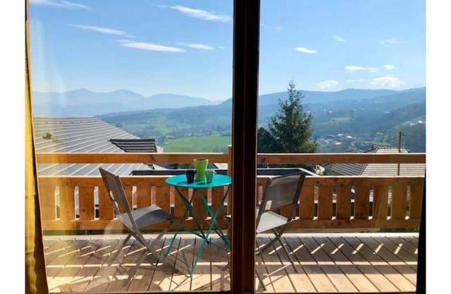 Appart. 50m2 Mountain view 4-5 pers. Chalet charme