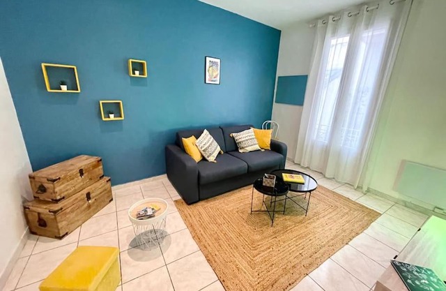 Appartement spacieux à 3 min à pied de la mer