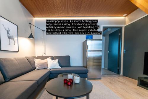Aurinkorinne 2 - Modern 2BD & Loft, free wifi & sauna