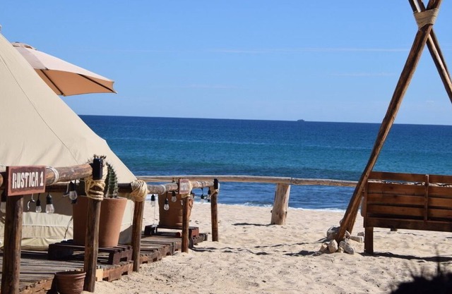Beach front Tipi with A/C
