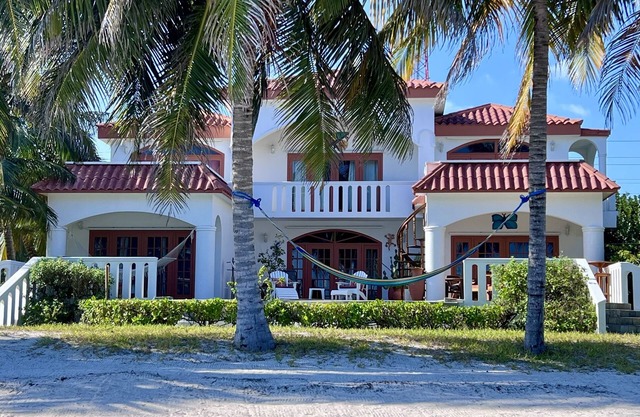 Beautiful 5 bedroom beachfront villa with private pool just 2.5 miles from town