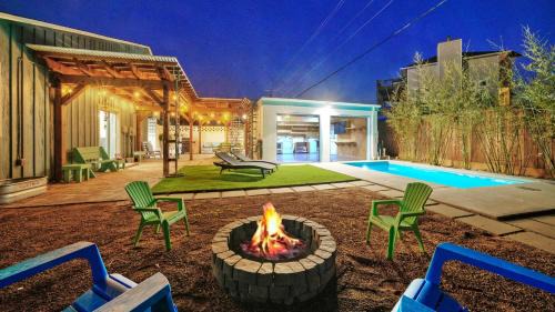 Big Yard w Priv Pool Firepit Patio Near the Beach Reel Time by AvantStay