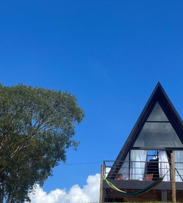 Cabana com hidro nas montanhas