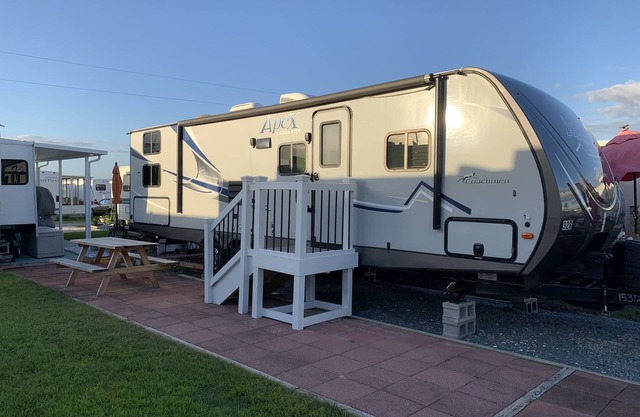 Camp at the Beach! Unique vacation experience at beautiful N Topsail Beach, NC.