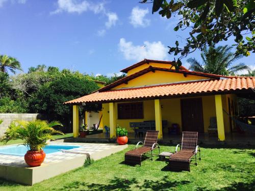 Casa de praia com piscina 15 pessoas Ilheus Itacare