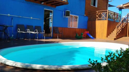 Casa próximo parque de eventos com piscina aquecida na temporada