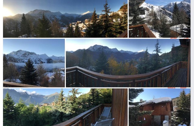 Chalet Individuel Orcières Merlette 1850m Pied des Pistes Vue Magnifique sur les Montagnes