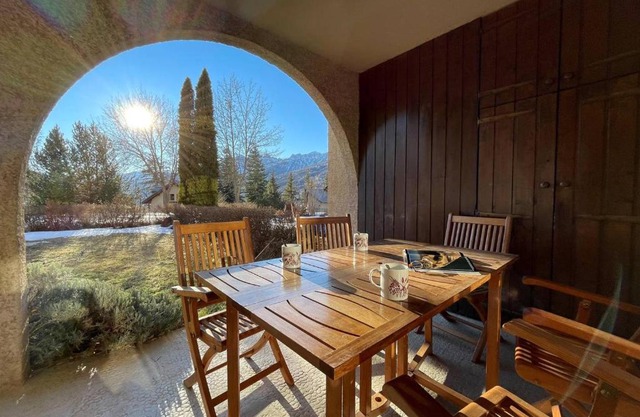 Charmant 3 pièces avec jardin pour 6 pers. à Briançon, à 3mn du centre, proche randonnées et Col d'Izoard - FR-1-330C-124