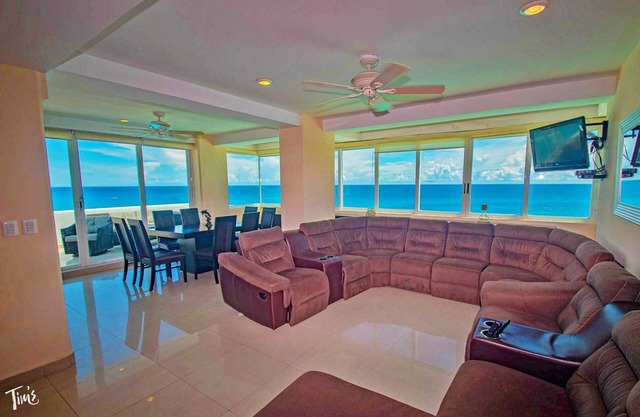 Combo #31234-Tim’s Ocean Condos– Beachfront Entire Penthouse Level 16br/13.5bth!
