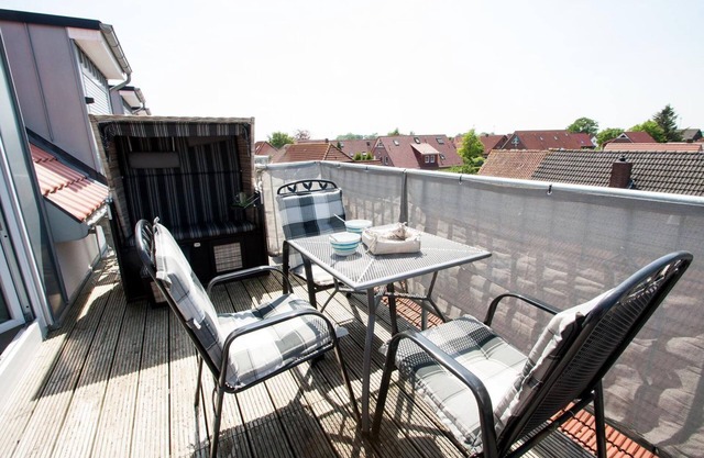Contemporary and modern: The bright, feel-good top-floor maisonette apartment