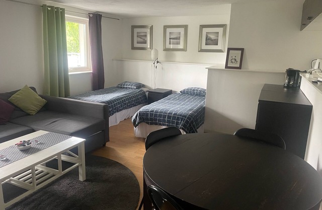 Cozy apartment in a nice and quiet residential area close to nature.