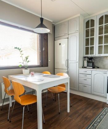 Cozy Ranua Koivutie townhouse with sauna & terrace