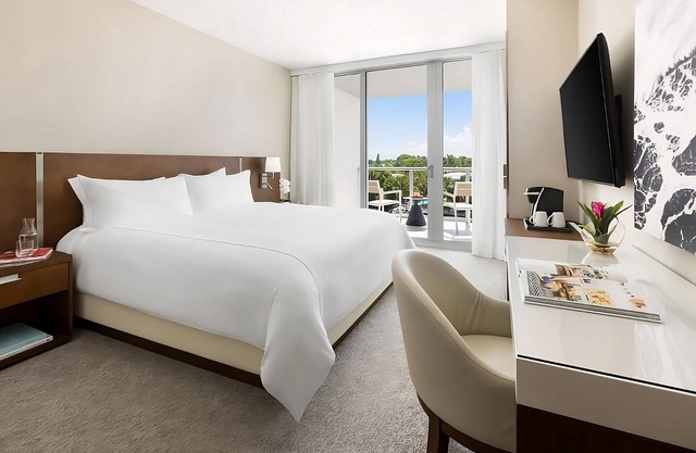 Deluxe King Room With Balcony at The Altair Hotel Bay Harbor Miami!