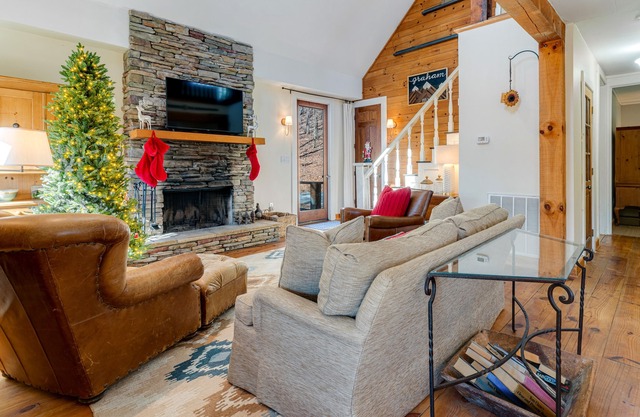 Dog-Friendly Mountain-View Home with Grill, Fireplace, Pool Table, & Ping-Pong,