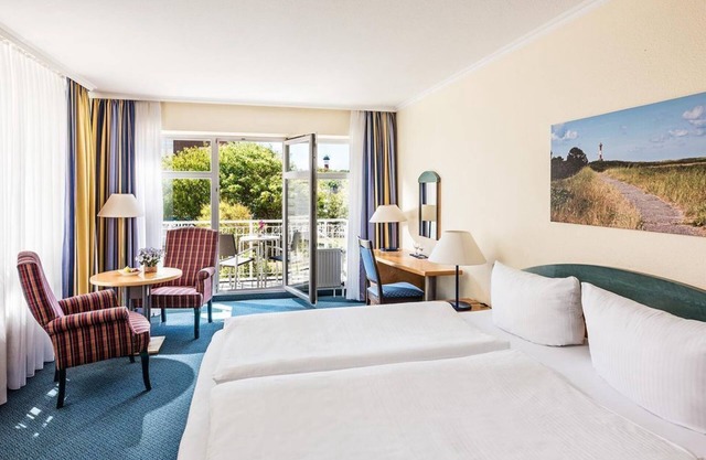 Double room south side with balcony - Strandhotel Gerken