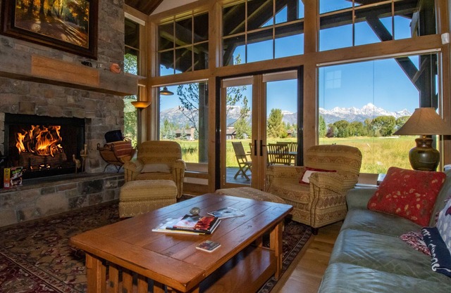 Dramatic Views of Grand Teton National Park at Jackson Hole Golf and Tennis